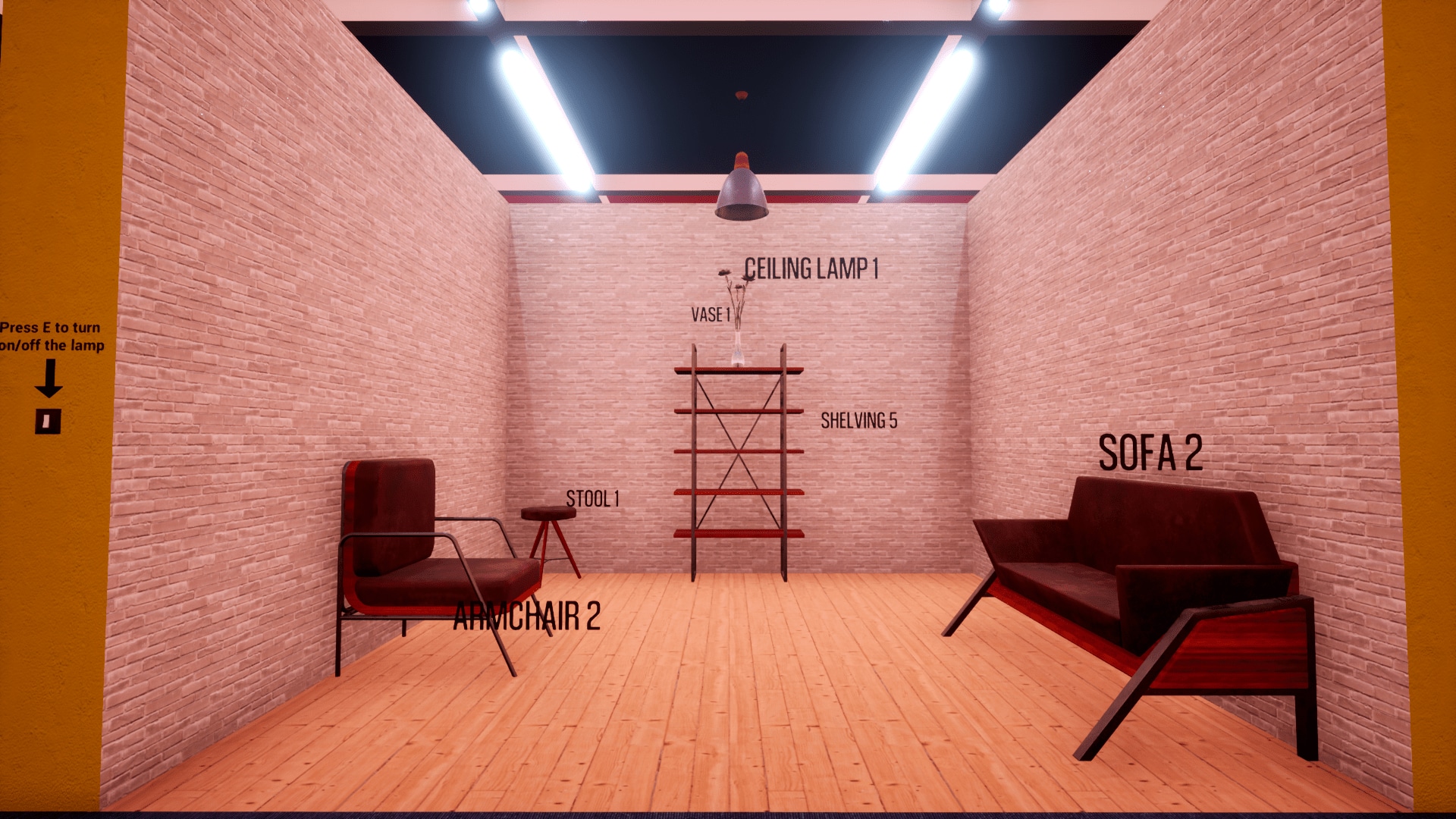 Furniture Project Pack 100 Different Assets Modern Modular House in